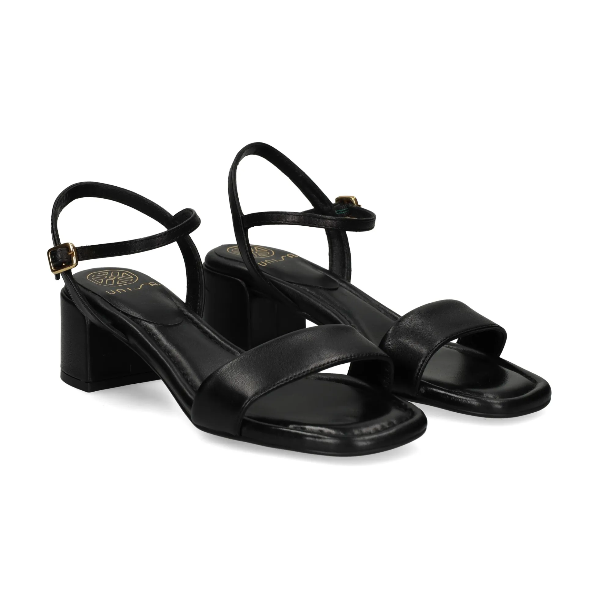 UNISA Sandalias con tacón de Mujer KIALA_NTO NEGRO