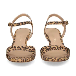 UNISA Sandalias con tacón de Mujer NAHIA_LKD CINNAMON