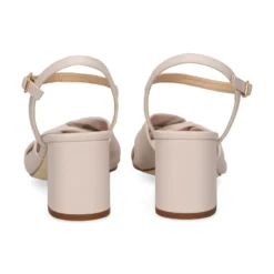 UNISA Sandalias con tacón de Mujer MEDWAY_NTO MARFIL