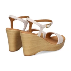 UNISA Sandalias cuña de Mujer RITA_24_RK MARFIL