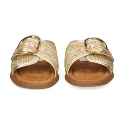 UNISA Sandalias planas de Mujer CRAY_YU ORO