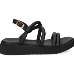 UNISA Sandalias planas de Mujer CEDRA_GRA NEGRO