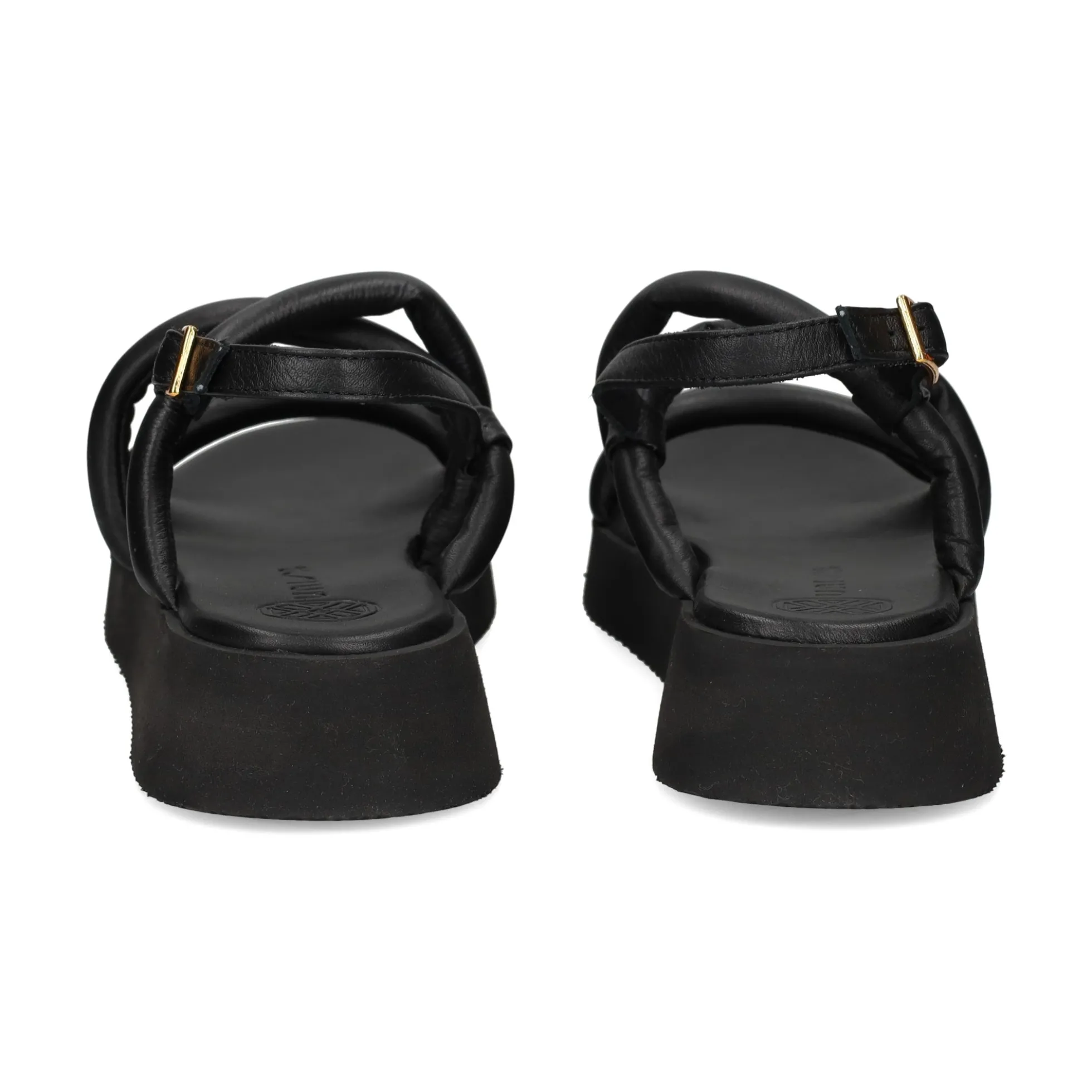 UNISA Sandalias planas de Mujer CEDRA_GRA NEGRO