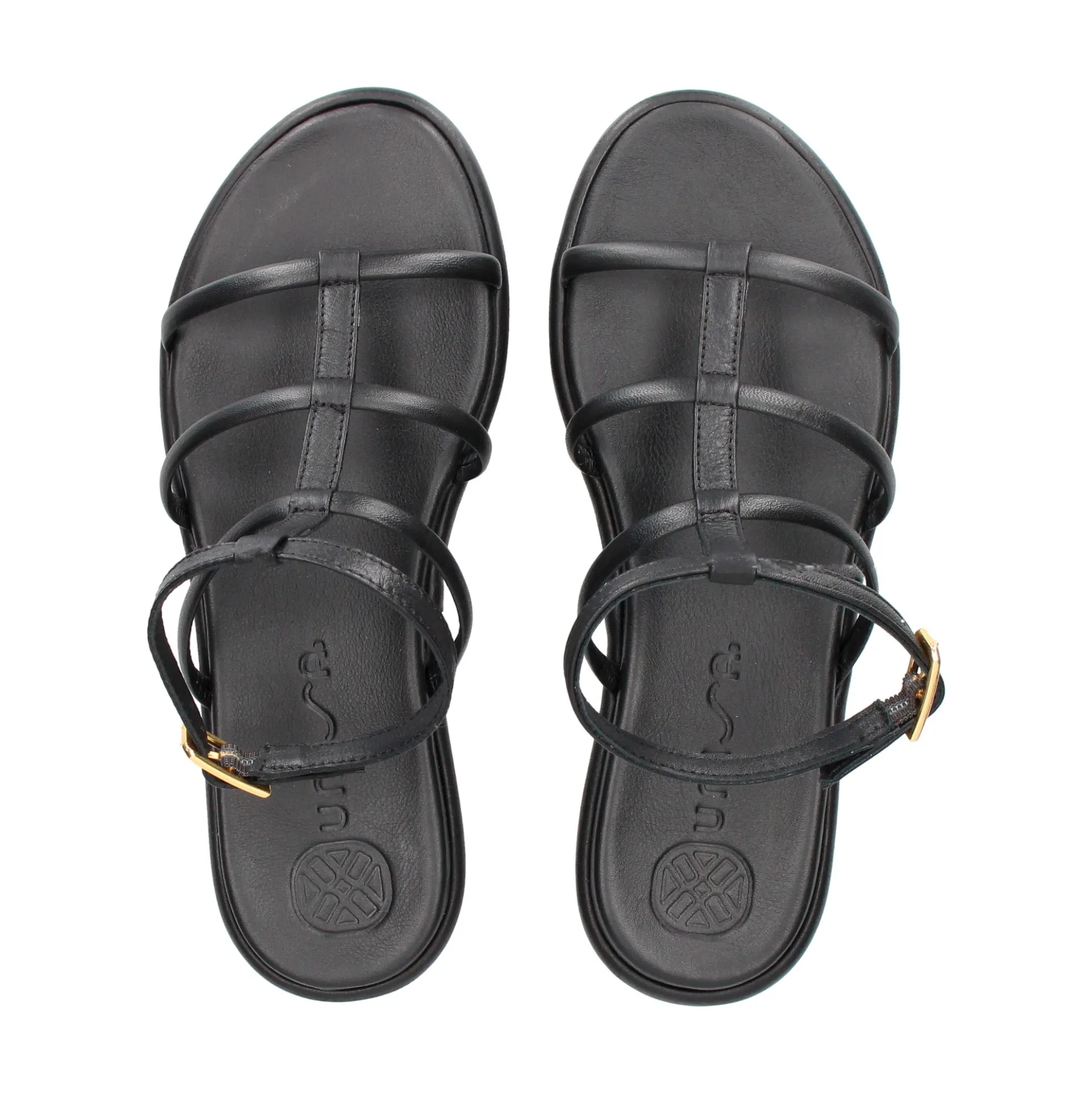 UNISA Sandalias planas de Mujer CLISA_GRA NEGRO