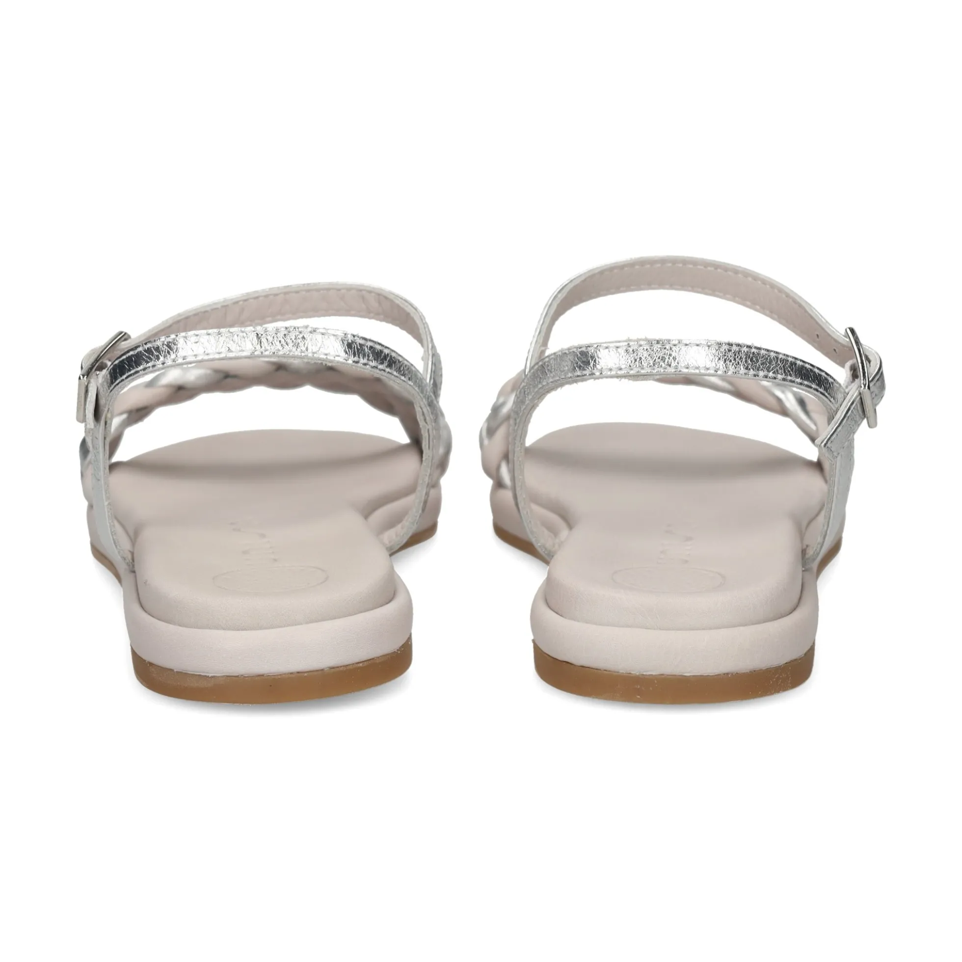 UNISA Sandalias planas de Mujer COSO_LMT SILVER