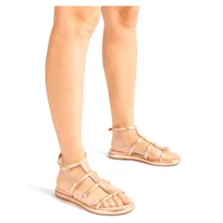 UNISA Sandalias planas de Mujer CLISA_LMT PLATINO