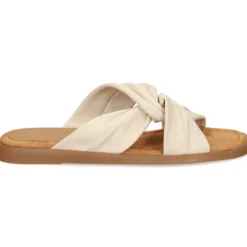 UNISA Sandalias planas de Mujer CAMBY_26_GRA MARFIL