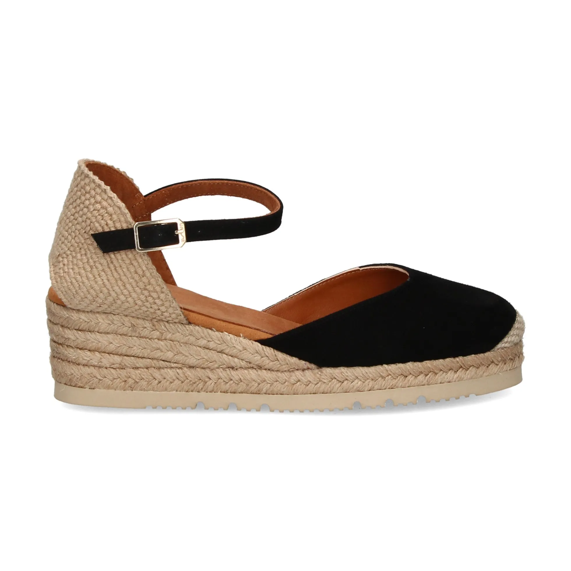 UNISA Zapatos cuña CISCA_25_KS NEGRO
