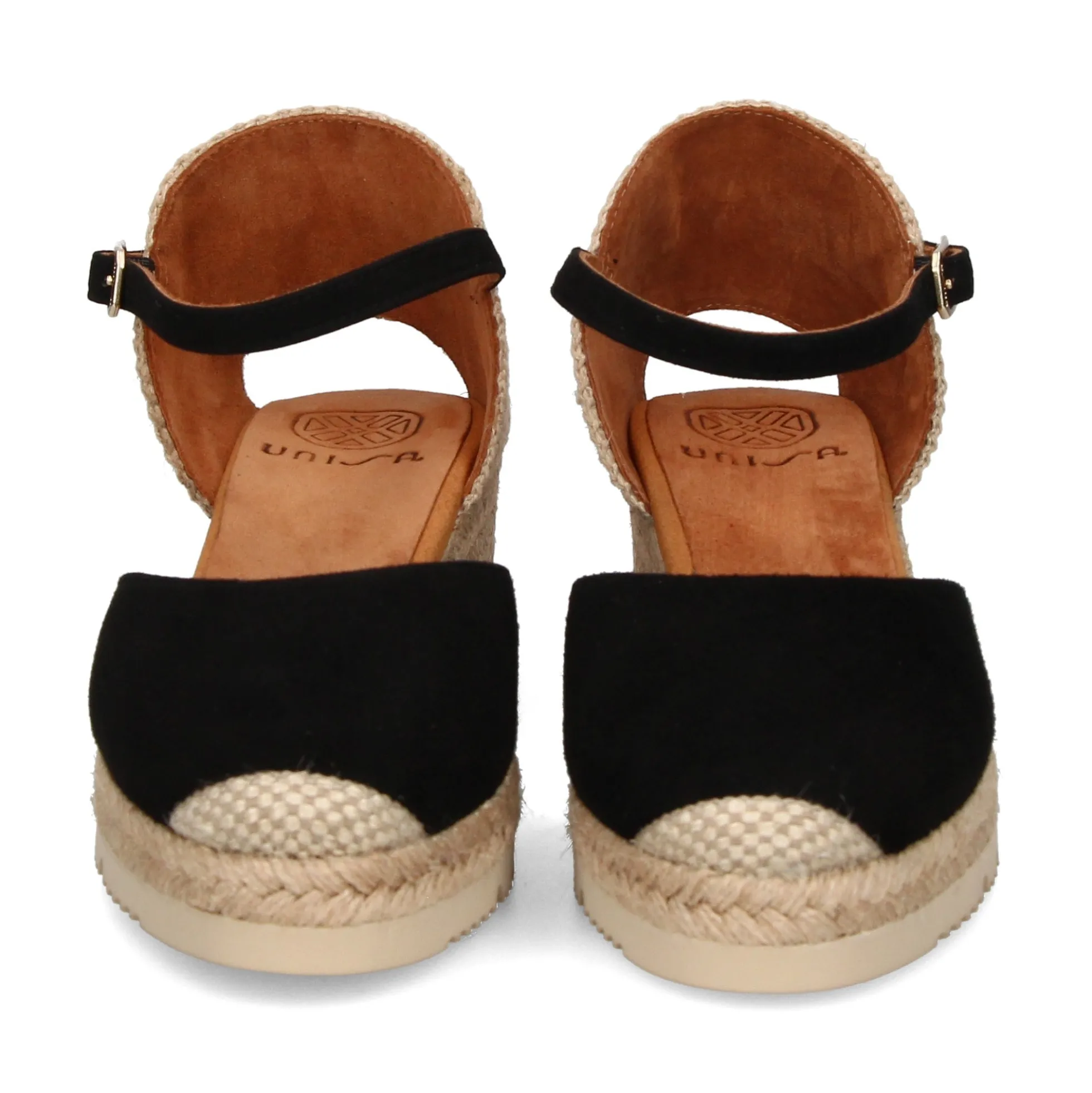 UNISA Zapatos cuña CISCA_25_KS NEGRO