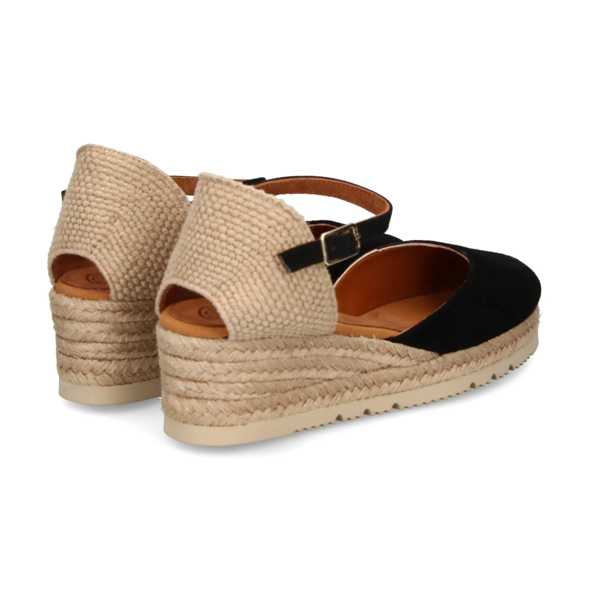 UNISA Zapatos cuña CISCA_25_KS NEGRO