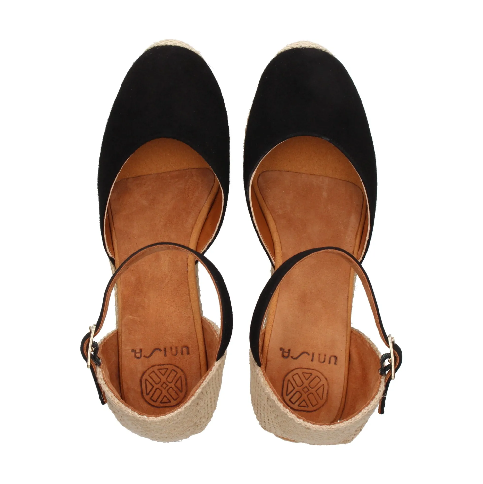 UNISA Zapatos cuña CISCA_25_KS NEGRO