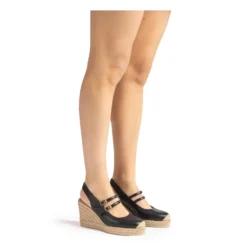 UNISA Zapatos cuña CYNTIA_NTO NEGRO