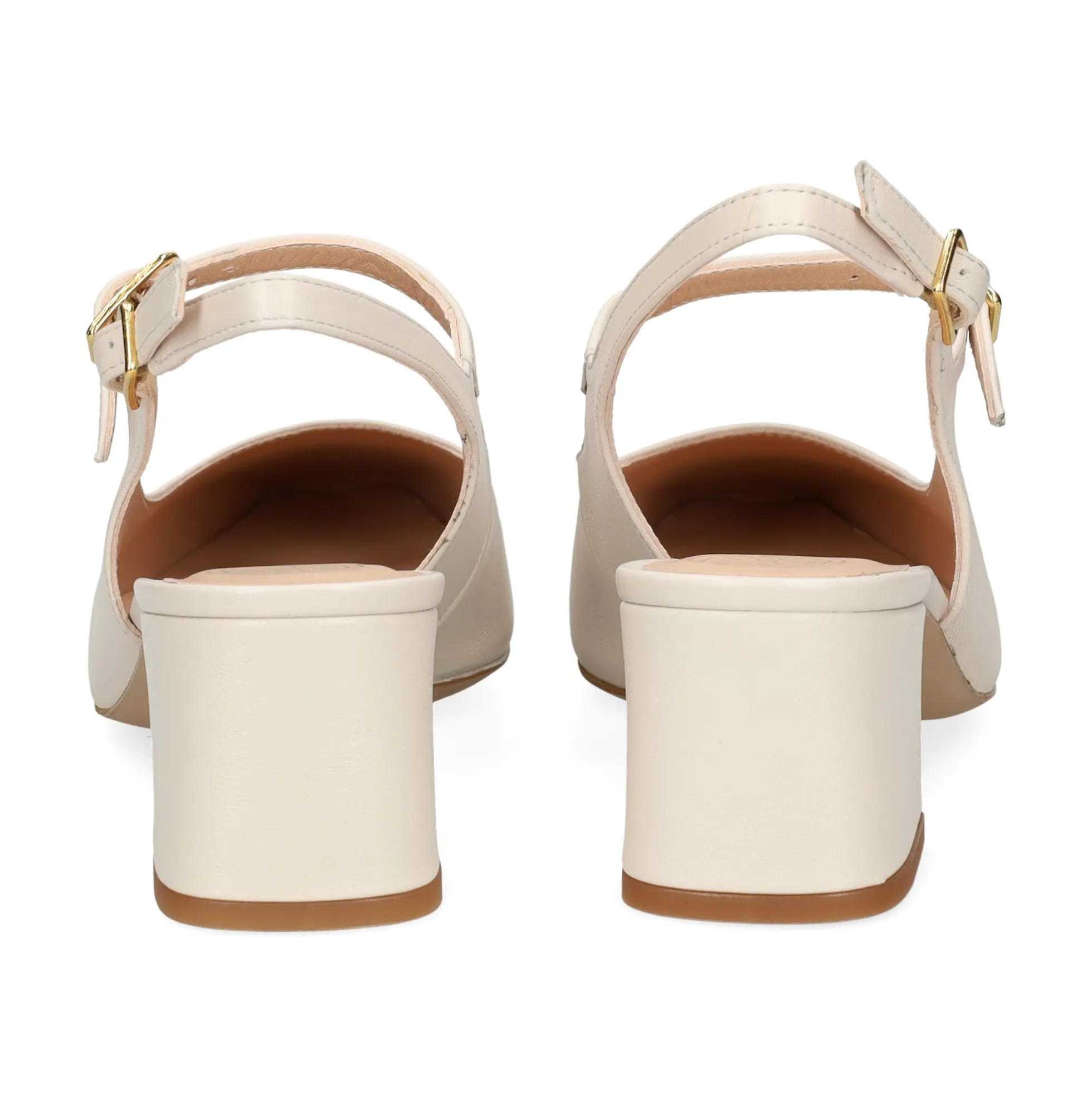 UNISA Zapatos de tacón medio de Mujer LUMIS_NTO MARFIL