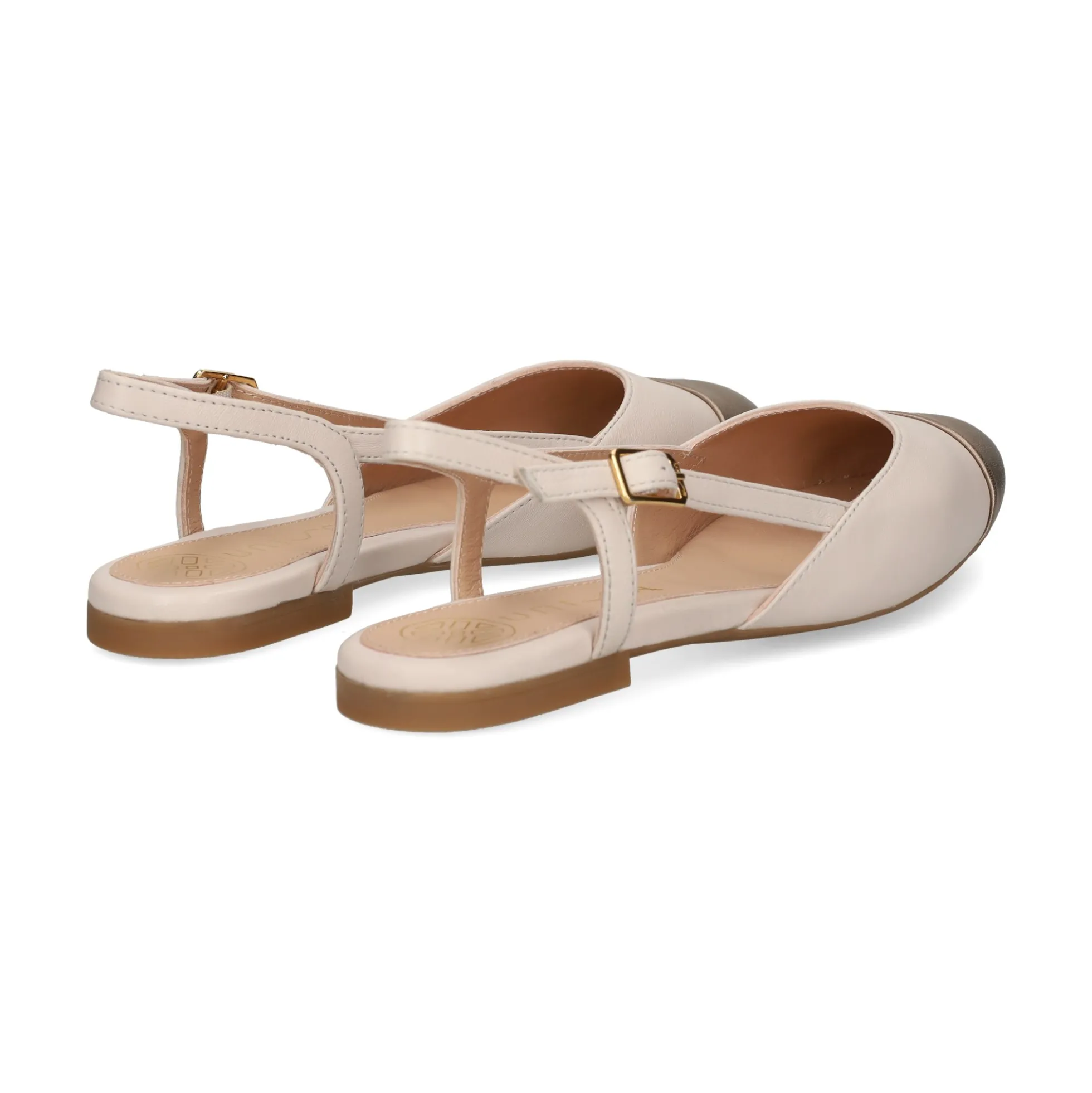 UNISA Zapatos planos de Mujer ASLEY_25_NTO_LMT IVORY/MUMM