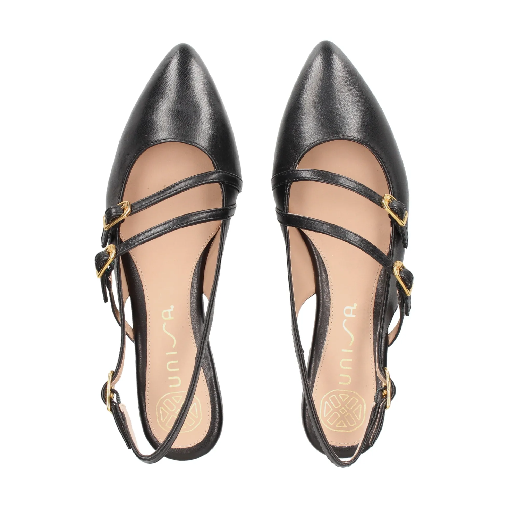 UNISA Zapatos planos de Mujer ALSIP_NTO NEGRO