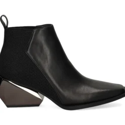 UNITED NUDE Botines con tacón de Mujer RICKY MID NEGRO