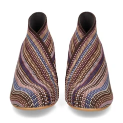 UNITED NUDE Botines con tacón de Mujer FOLD MID CARAMEL