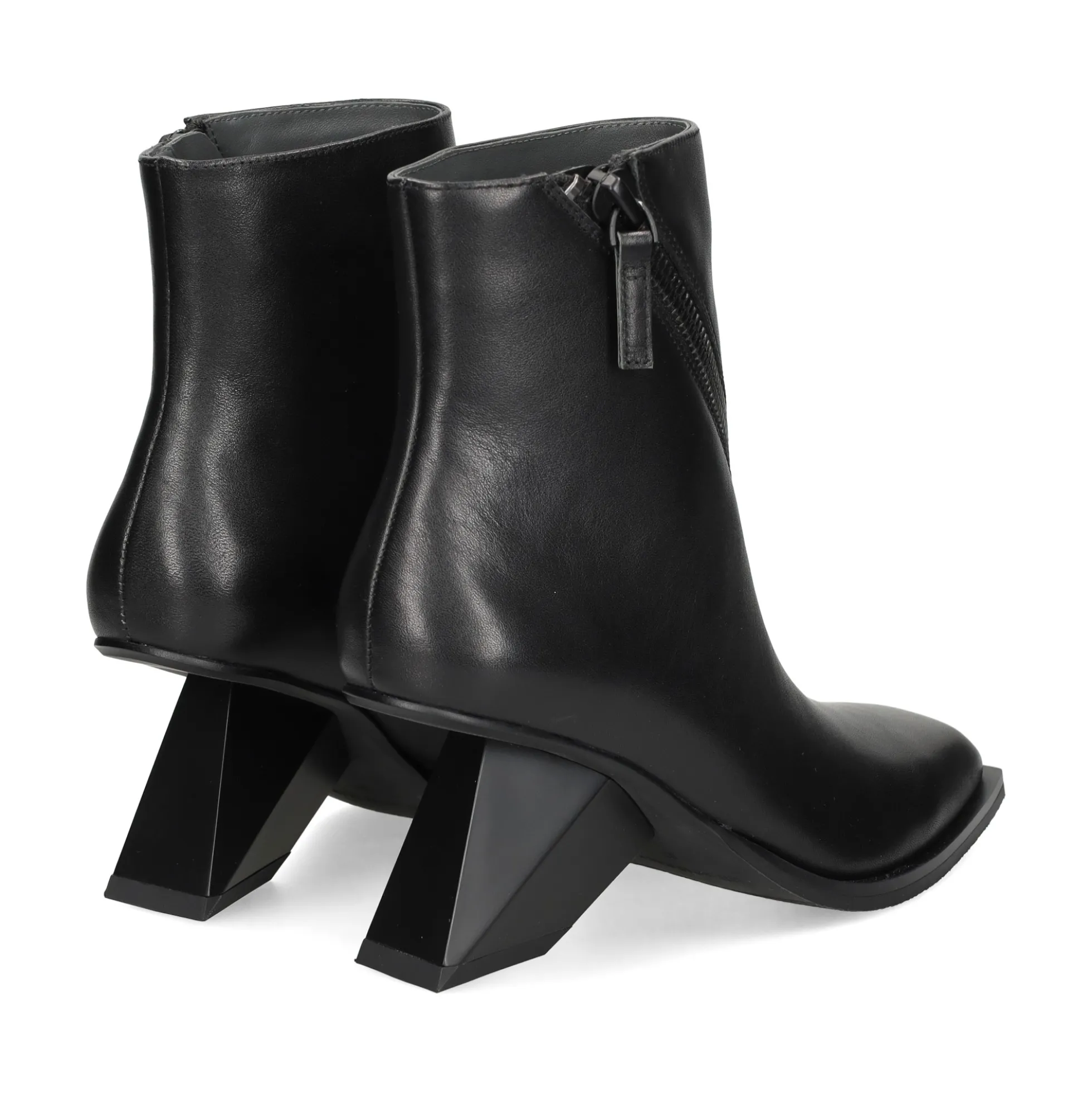UNITED NUDE Botines con tacón de Mujer ROCKIT ZIP BOOTIE NEGRO