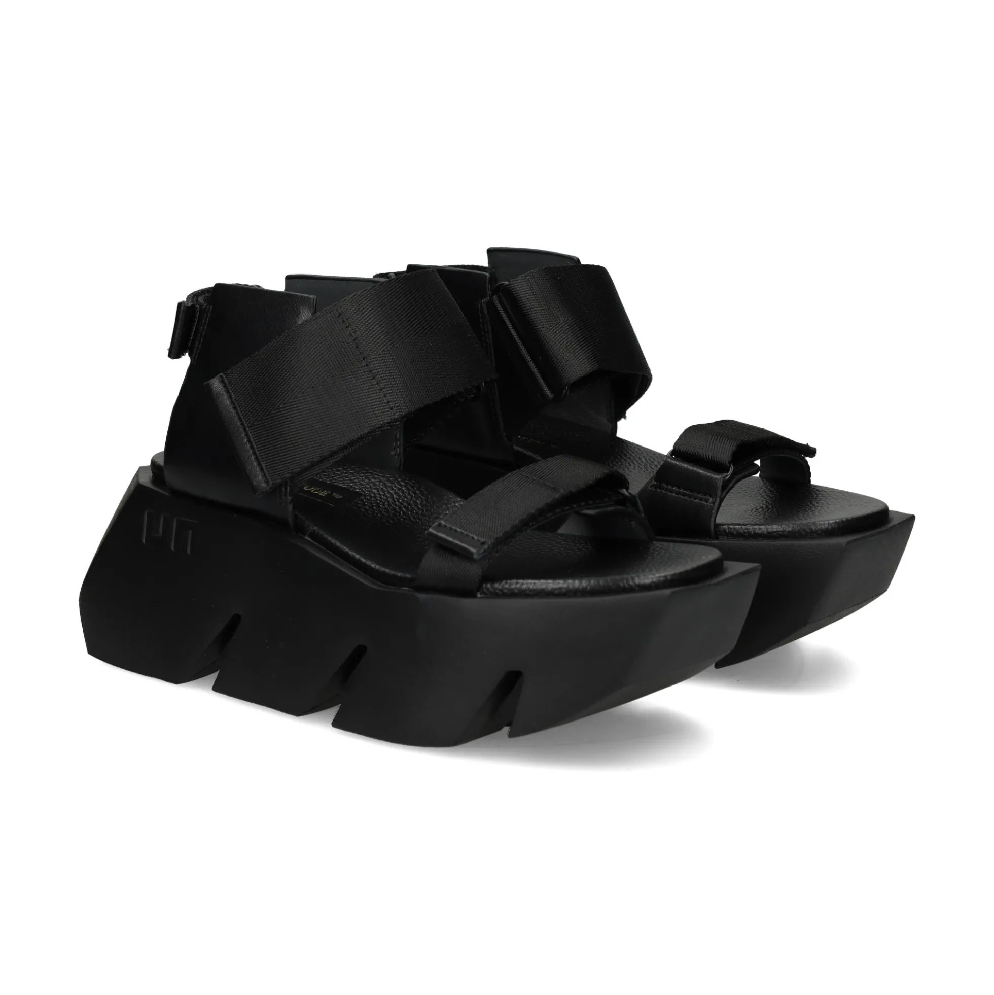 UNITED NUDE Sandalias con plataforma de Mujer BULL RUN NEGRO