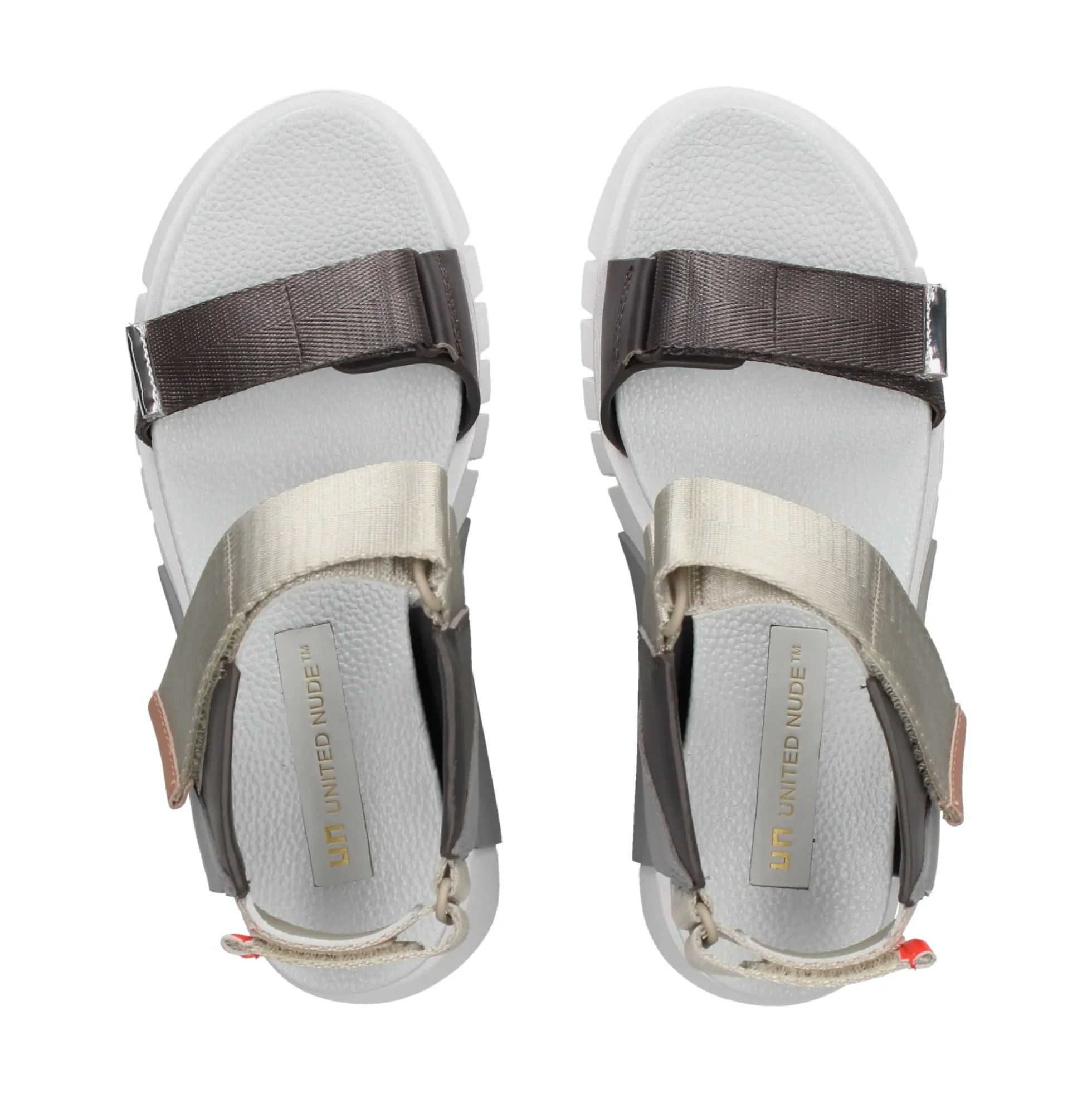 UNITED NUDE Sandalias con plataforma de Mujer DELTA RUN NEUTRALS