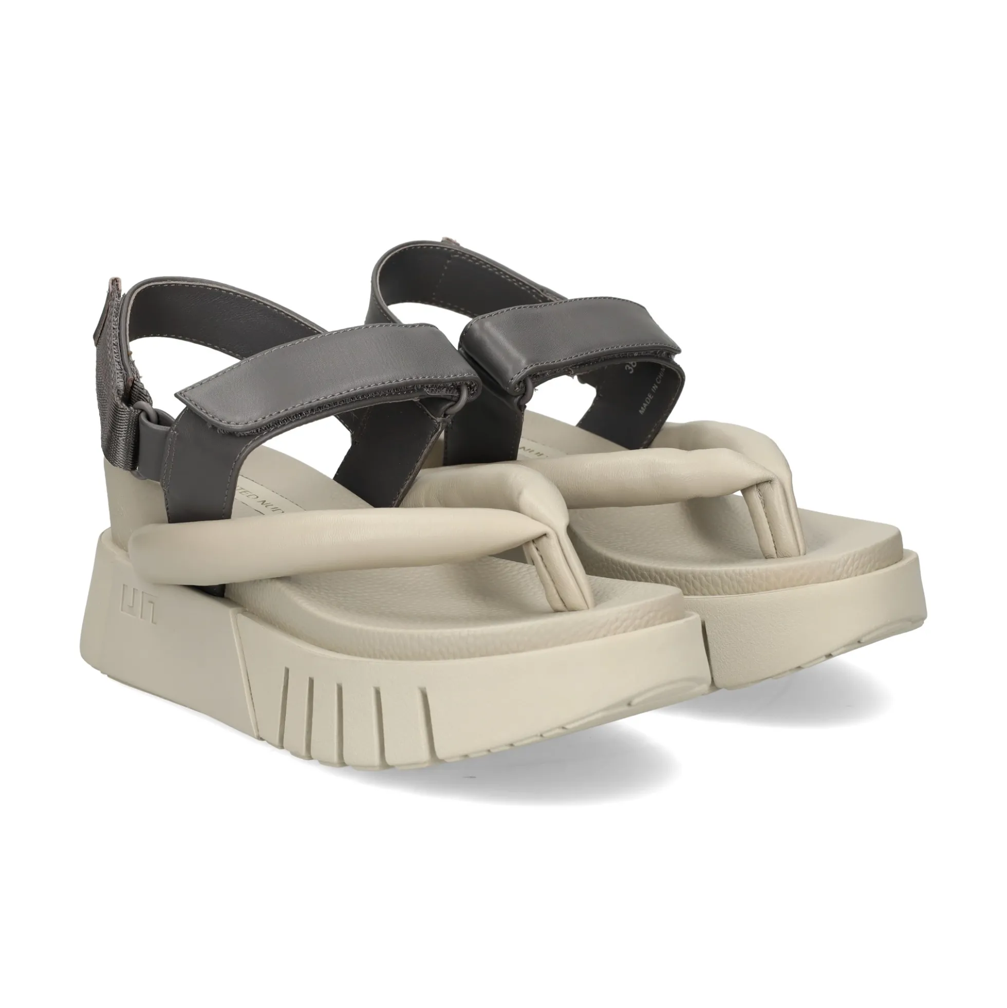 UNITED NUDE Sandalias con plataforma de Mujer DELTA TONG PUMICE