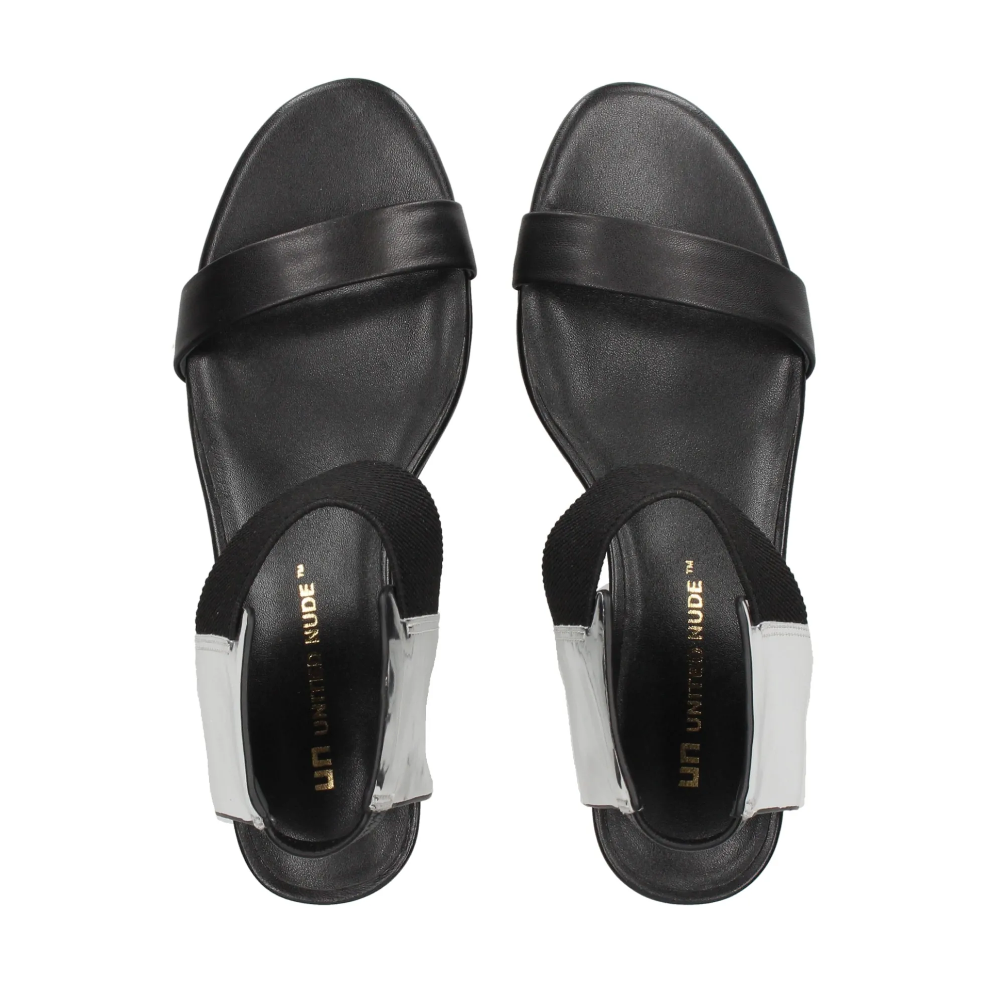 UNITED NUDE Sandalias con tacón de Mujer RAILA MID SILVER