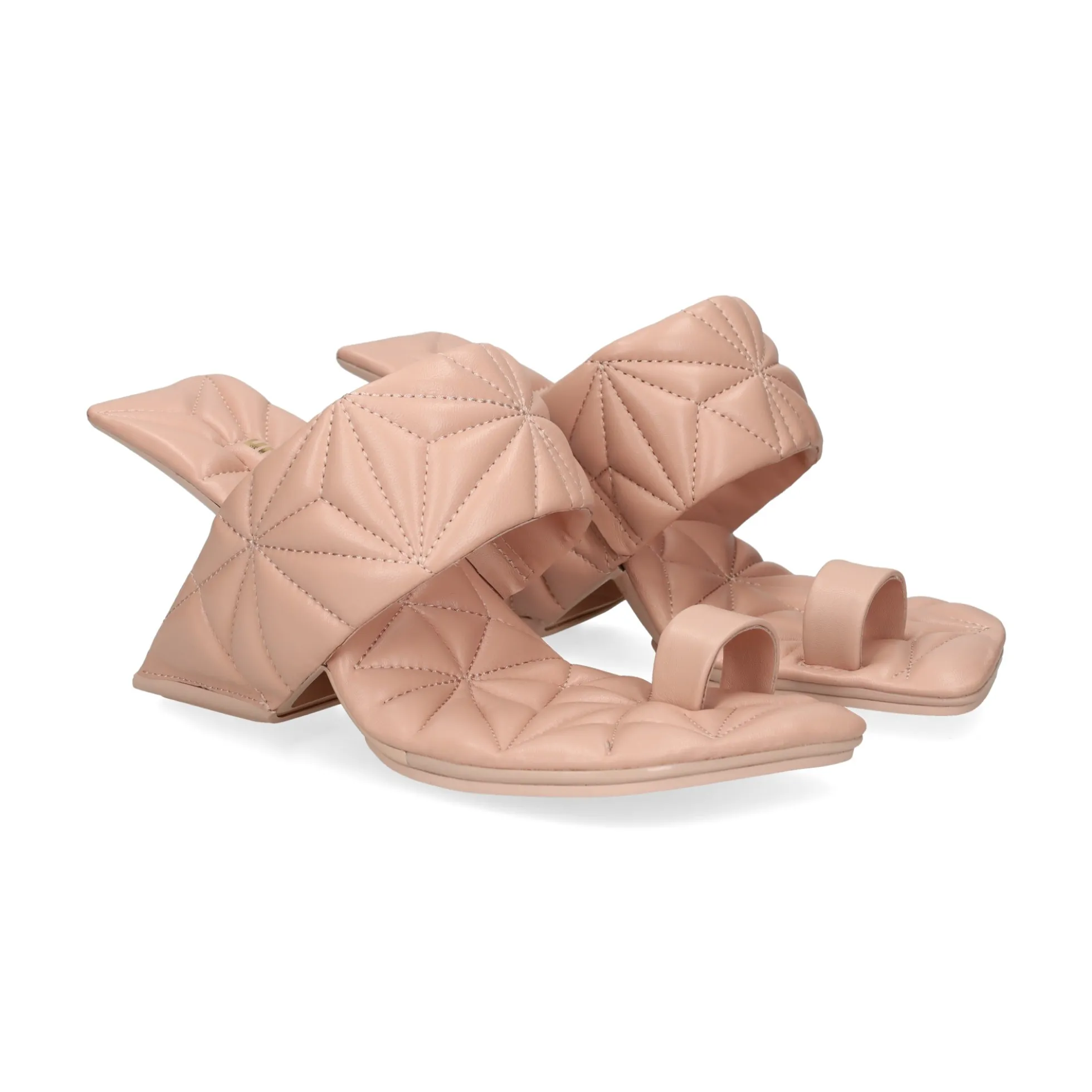 UNITED NUDE Sandalias cuña de Mujer LOOP TOE HI ROSA