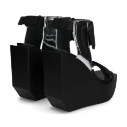 UNITED NUDE Sandalias cuña de Mujer WA HI MIRROR SILVER