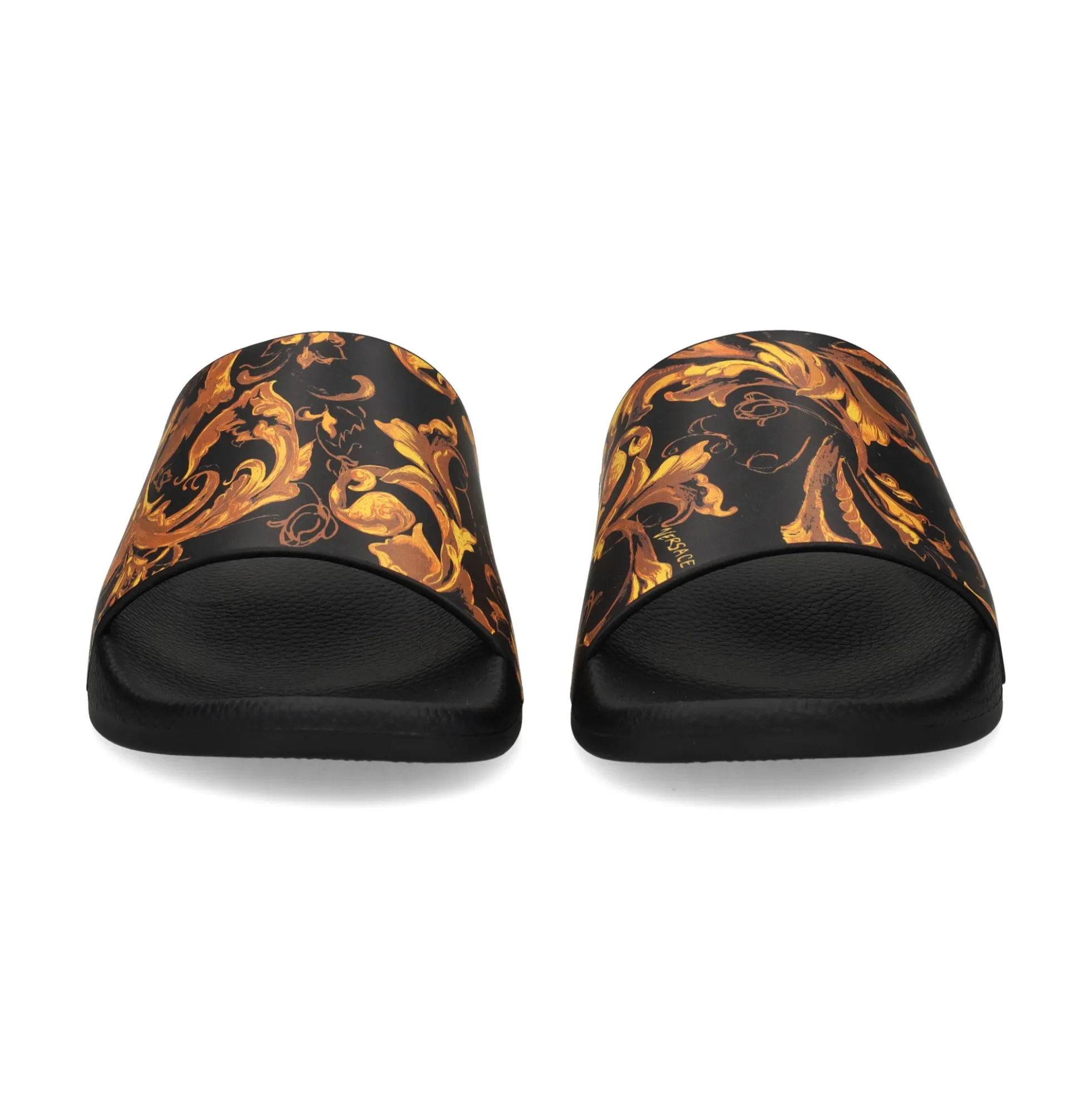 VERSACE JEANS Sandalias de Hombre 79YA3SQ4 G89 BLACK/GOLD