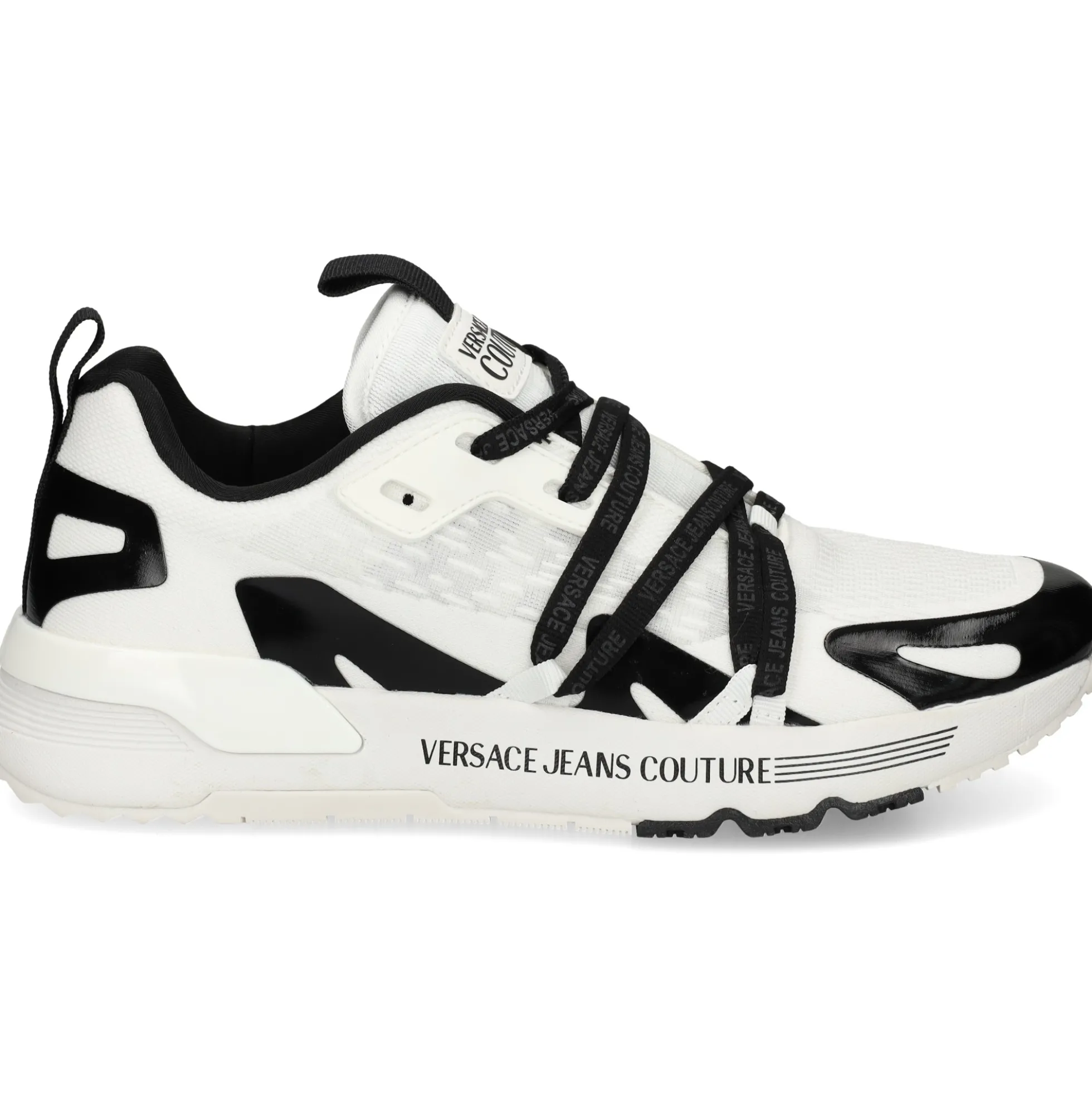 VERSACE JEANS Zapatillas de Hombre 79YA3SA8 L02 WHITE/BLAC