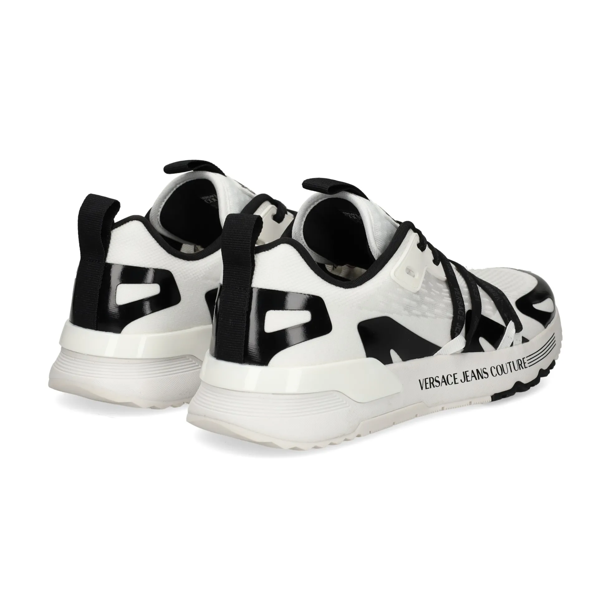 VERSACE JEANS Zapatillas de Hombre 79YA3SA8 L02 WHITE/BLAC