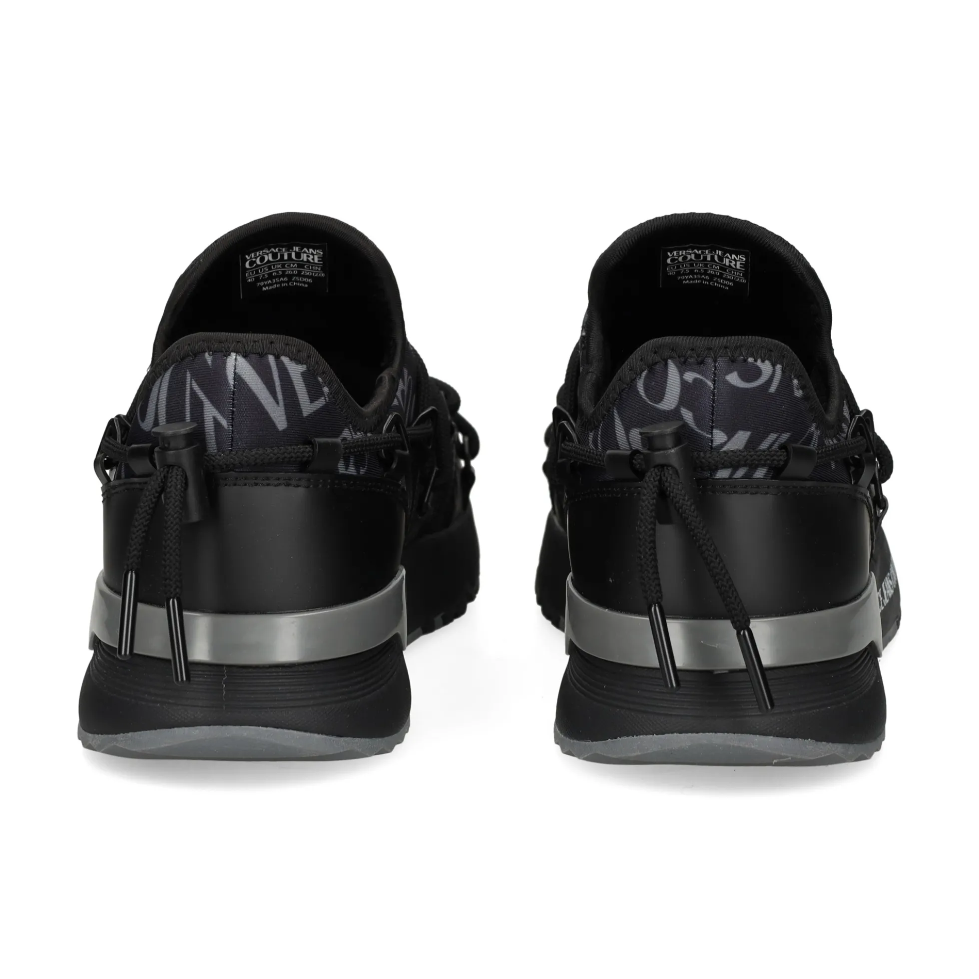VERSACE JEANS Zapatillas de Hombre 79YA3SA6 U23 BLACK/GRAP