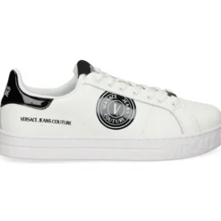 VERSACE JEANS Zapatillas de Hombre 77YA3SK1 L02 WHITE/BLACK