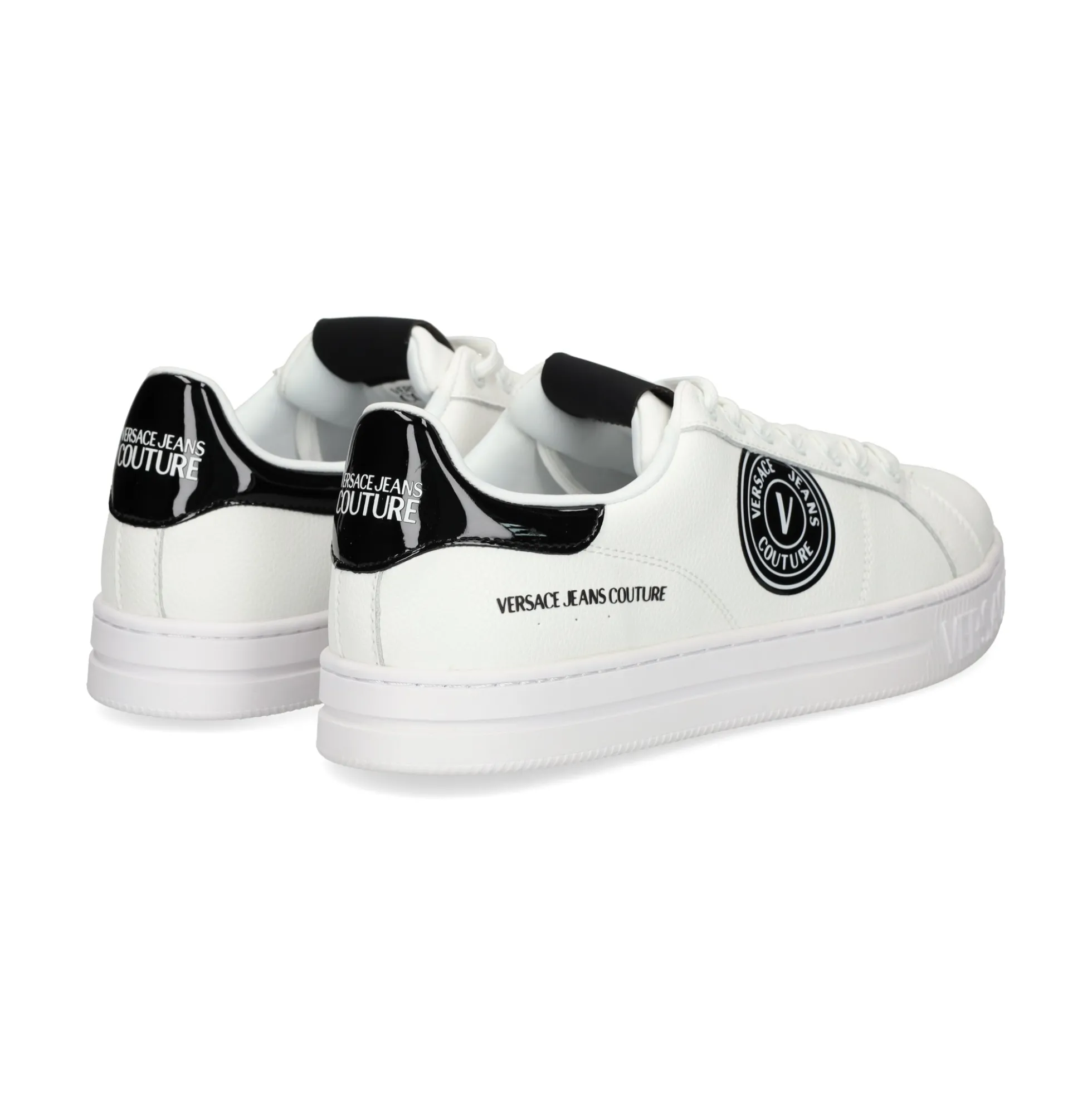 VERSACE JEANS Zapatillas de Hombre 77YA3SK1 L02 WHITE/BLACK