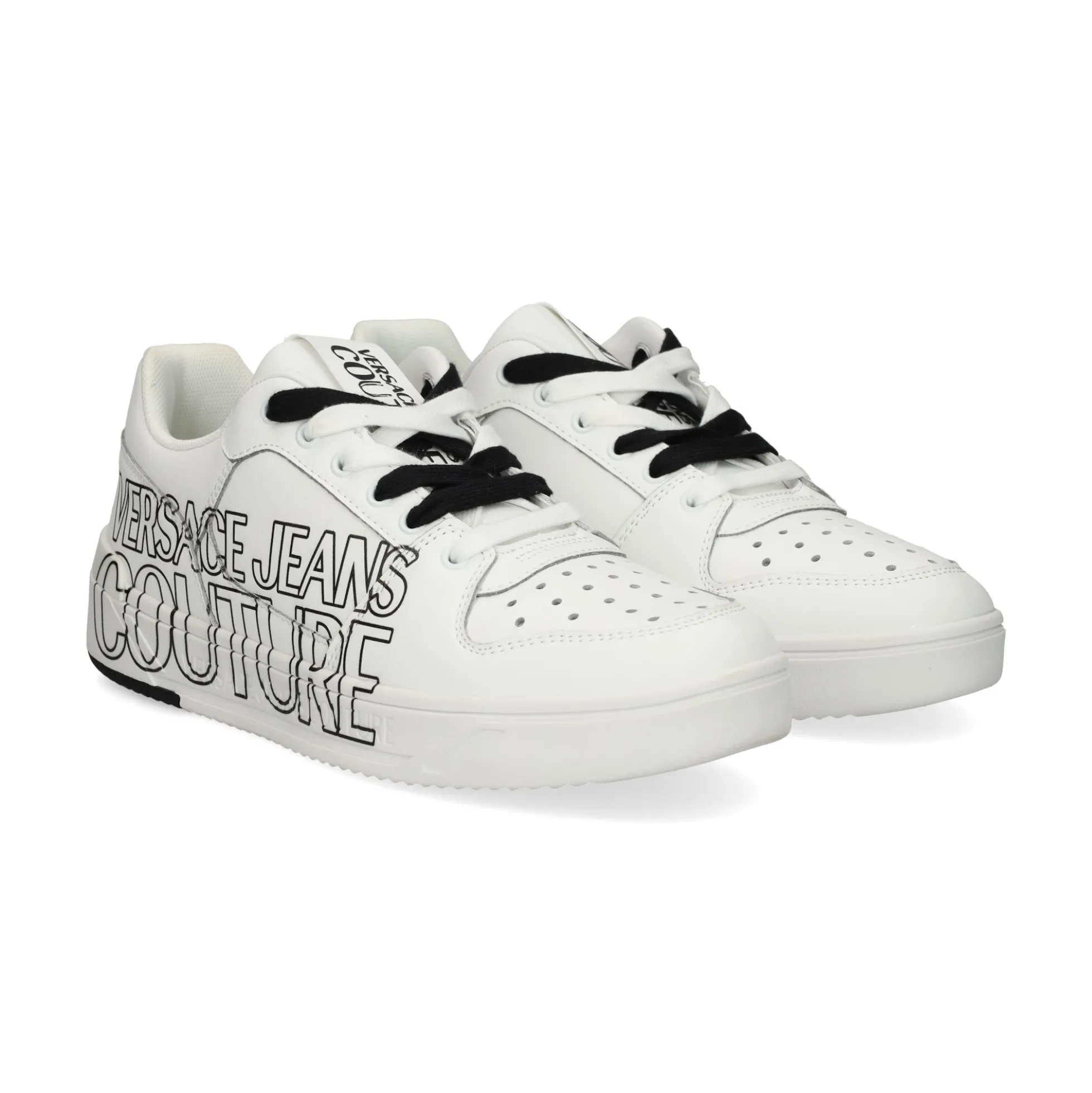 VERSACE JEANS Zapatillas de Hombre 77YA3SJ5 003 WHITE