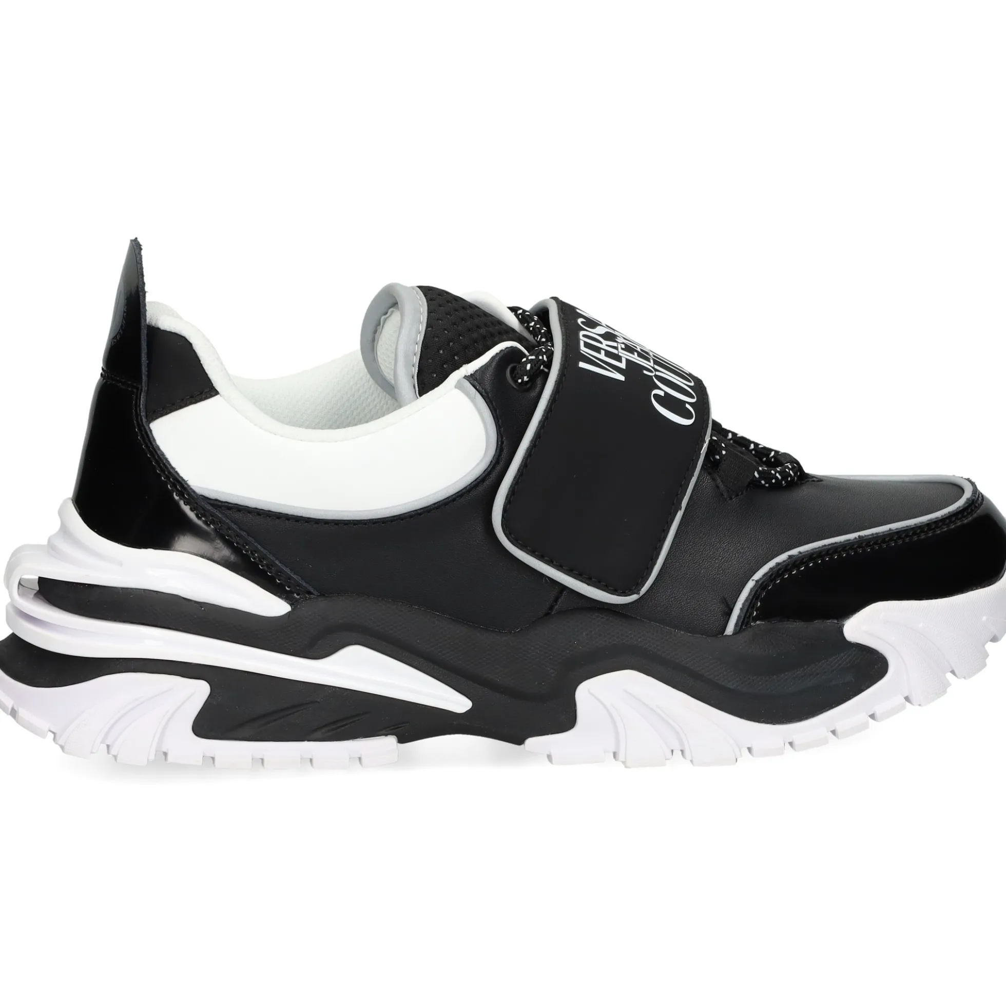 VERSACE JEANS Zapatillas de Hombre 75YA3SIA L01 BLACK/WHITE