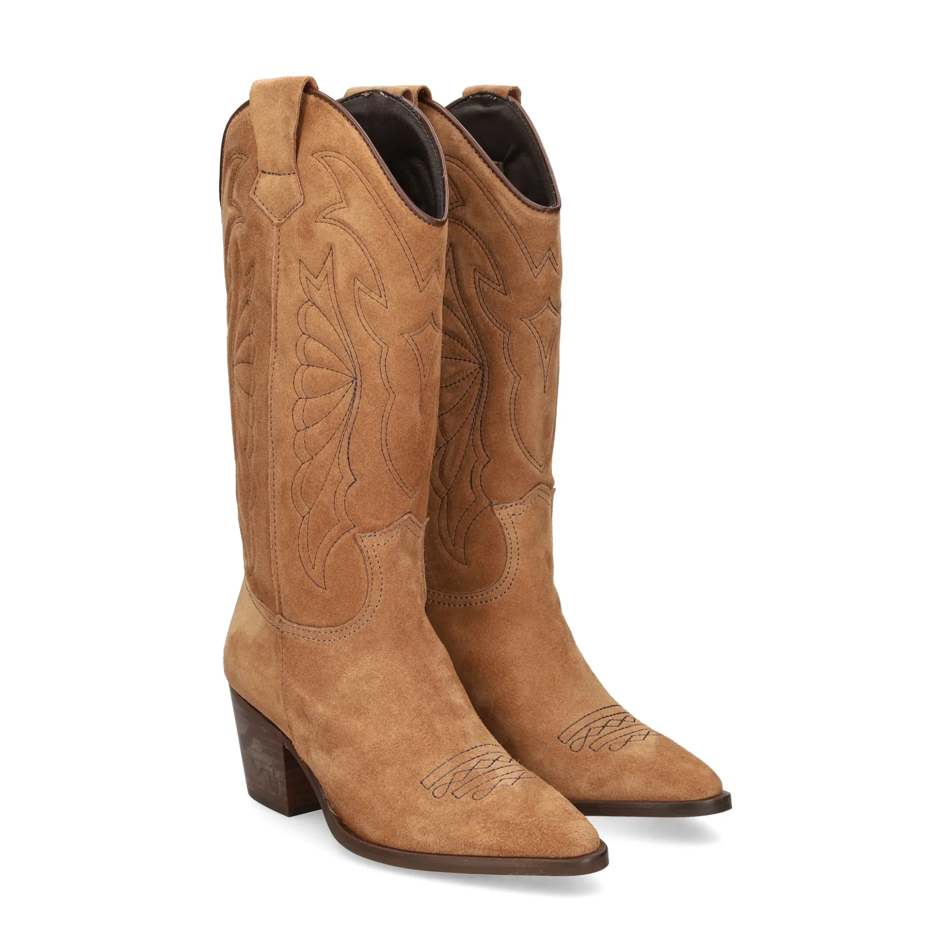 VEXED SHOES COMPANY Botas con tacón de Mujer ROXANA TAUPE OSCURO