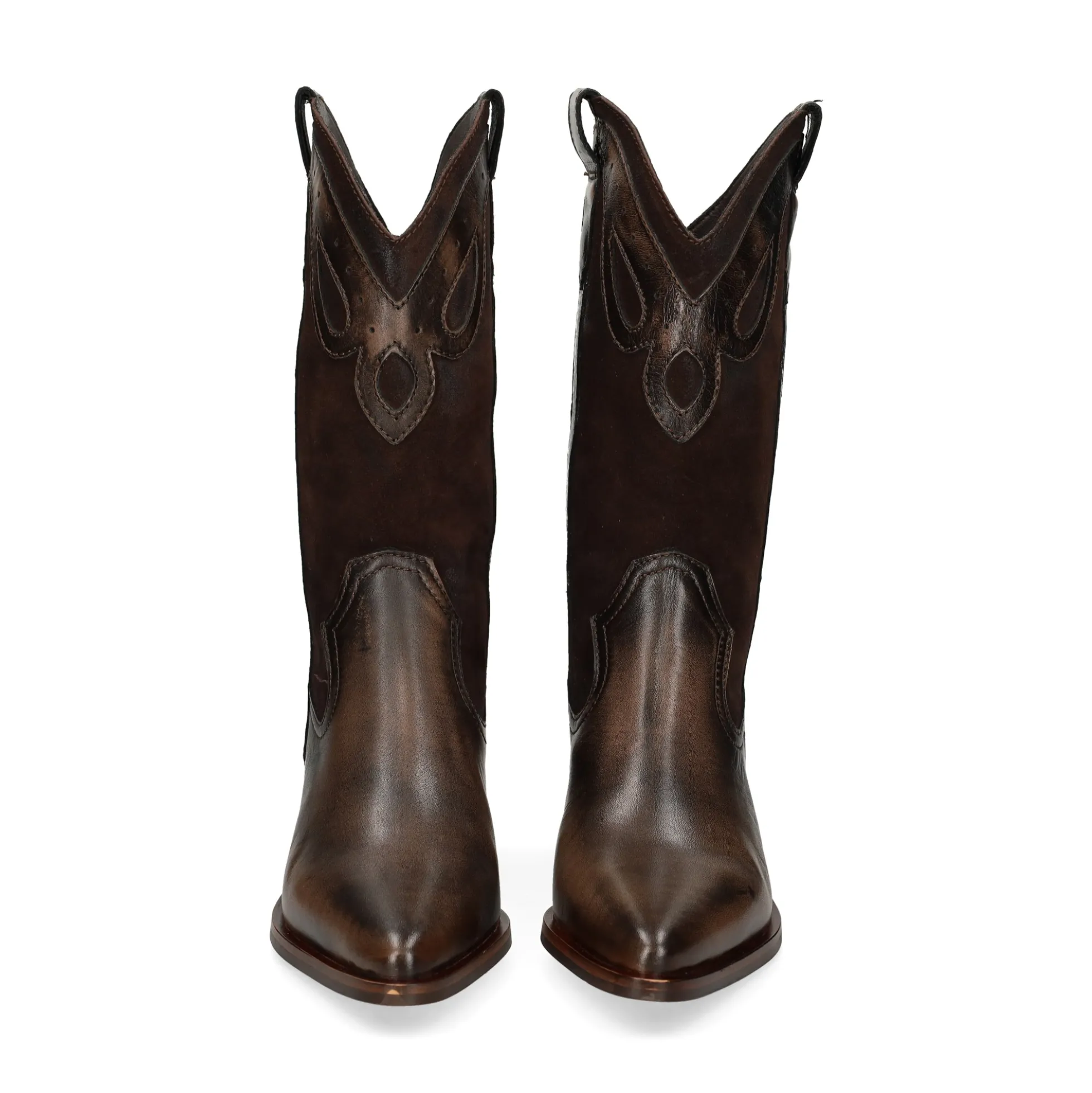 VEXED SHOES COMPANY Botas con tacón de Mujer ELSA 7402 MARRON/CHOCO