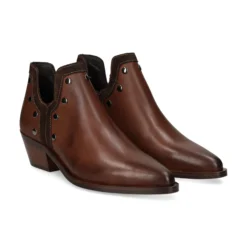 VEXED SHOES COMPANY Botines con tacón de Mujer FAUNA 7401 CHOCOLATE