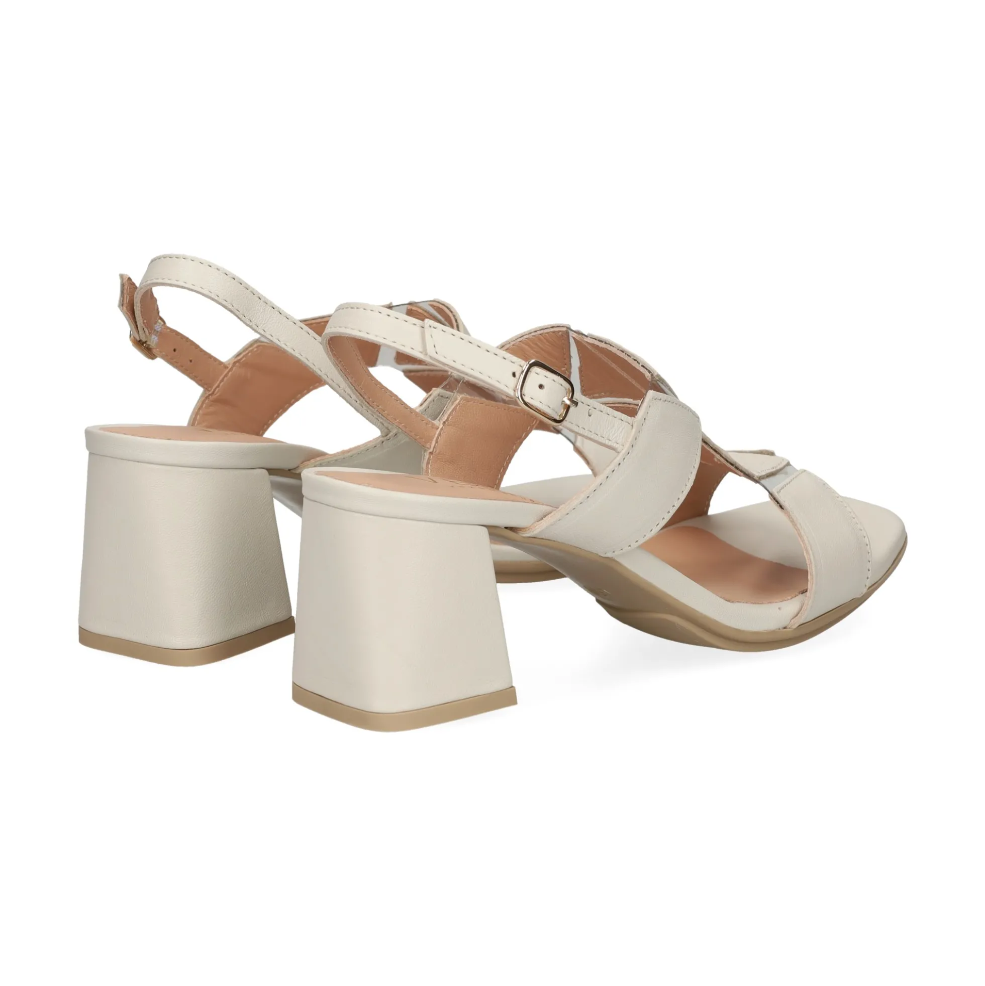 VEXED SHOES COMPANY Sandalias con tacón de Mujer FIONA 23533 MARFIL