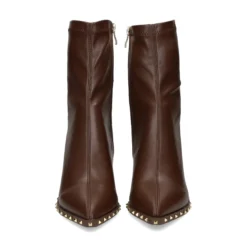 VIBES Botas con tacón de Mujer VB2306 MARRON