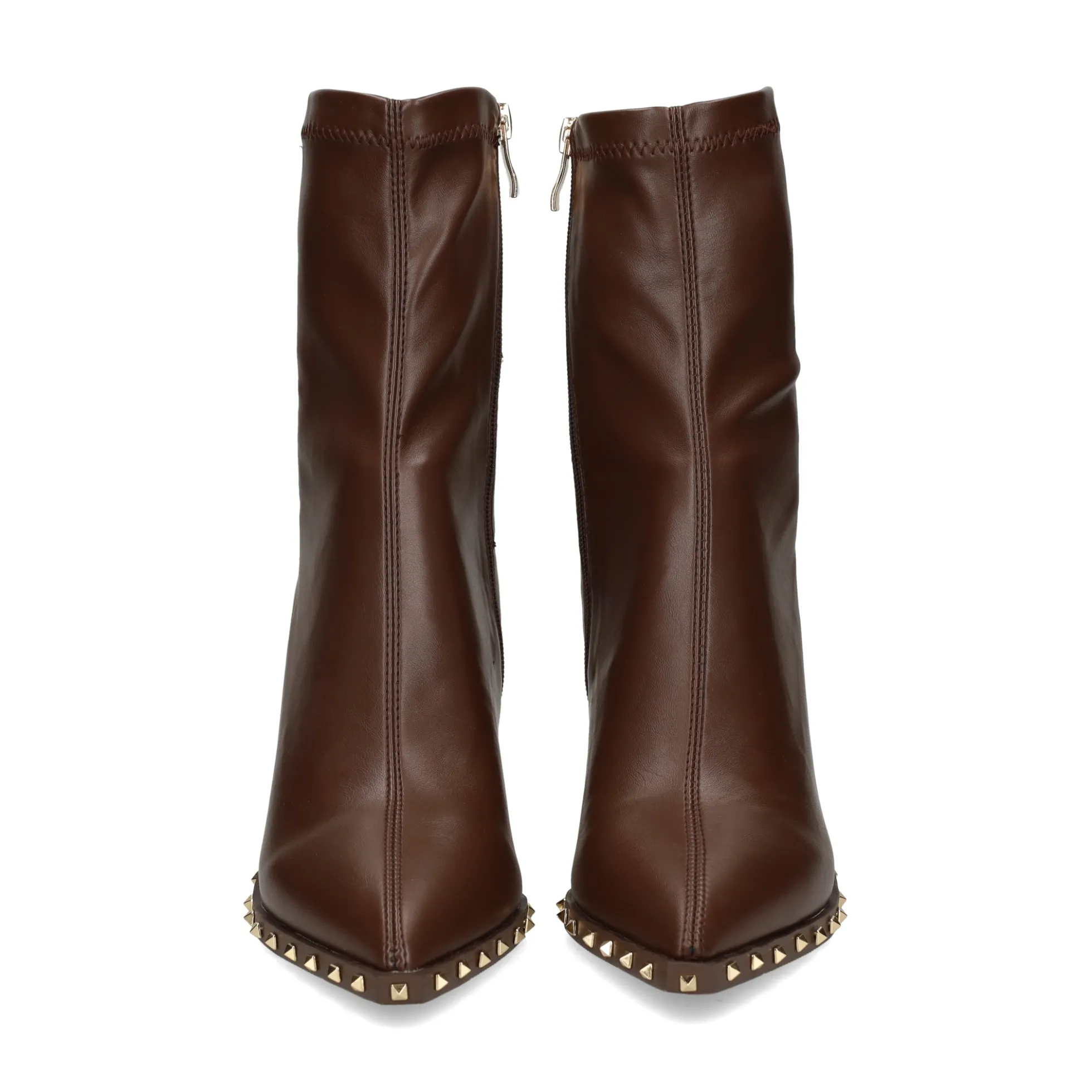 VIBES Botas con tacón de Mujer VB2306 MARRON