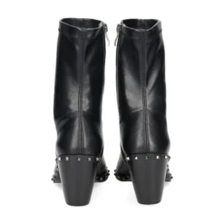 VIBES Botas con tacón de Mujer VB2306 NEGRO
