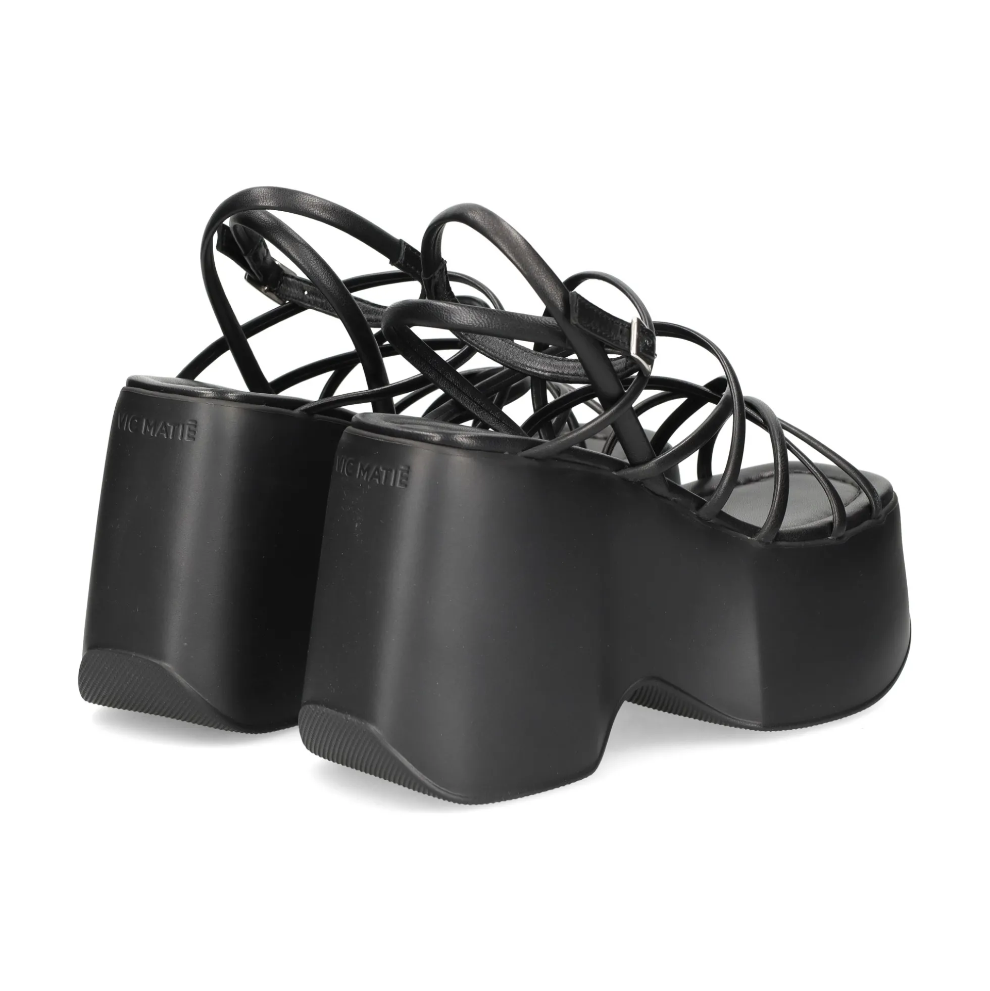 VIC MATIE Sandalias con plataforma de Mujer 1E1164D 101 NEGRO