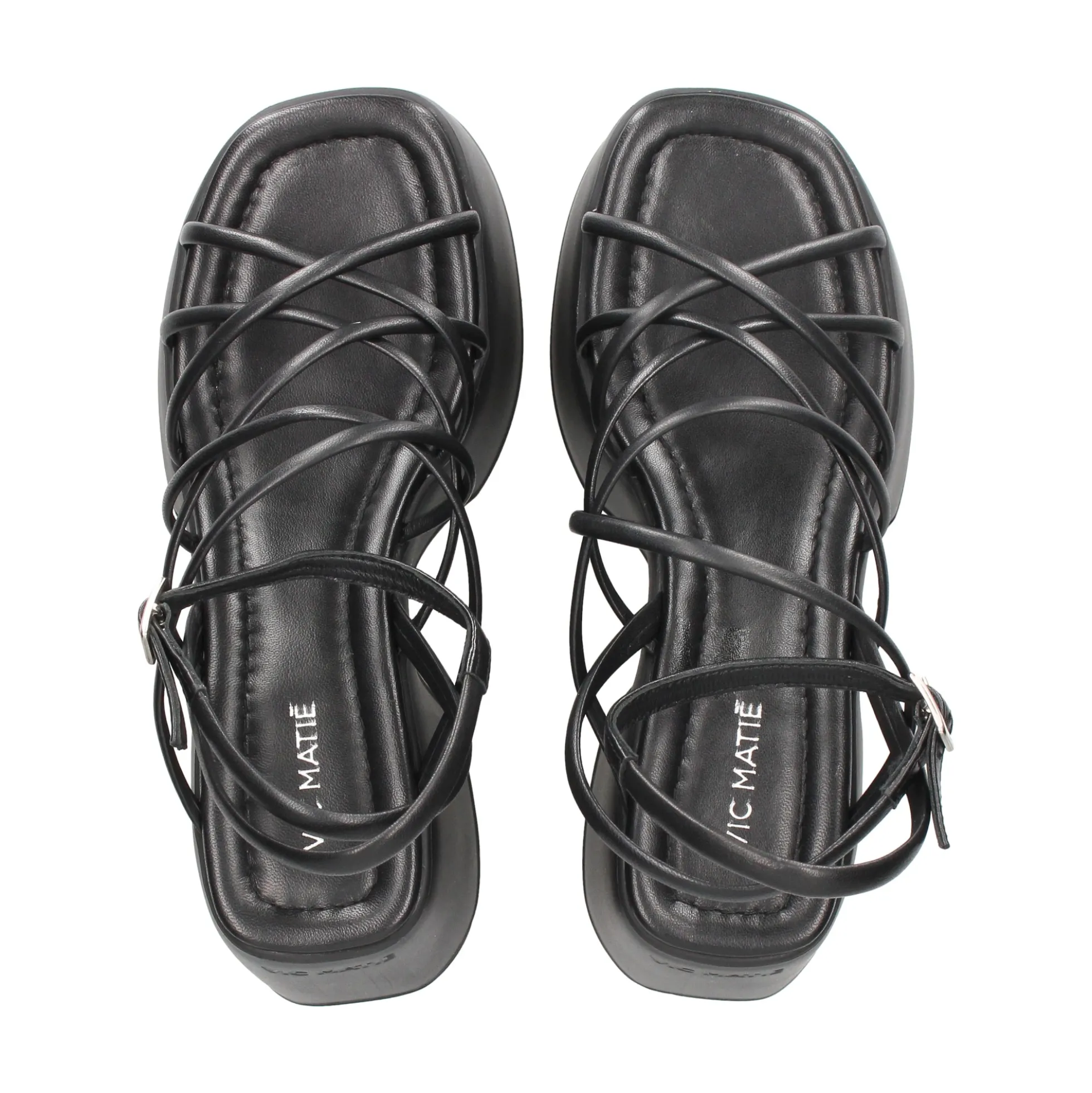 VIC MATIE Sandalias con plataforma de Mujer 1E1164D 101 NEGRO