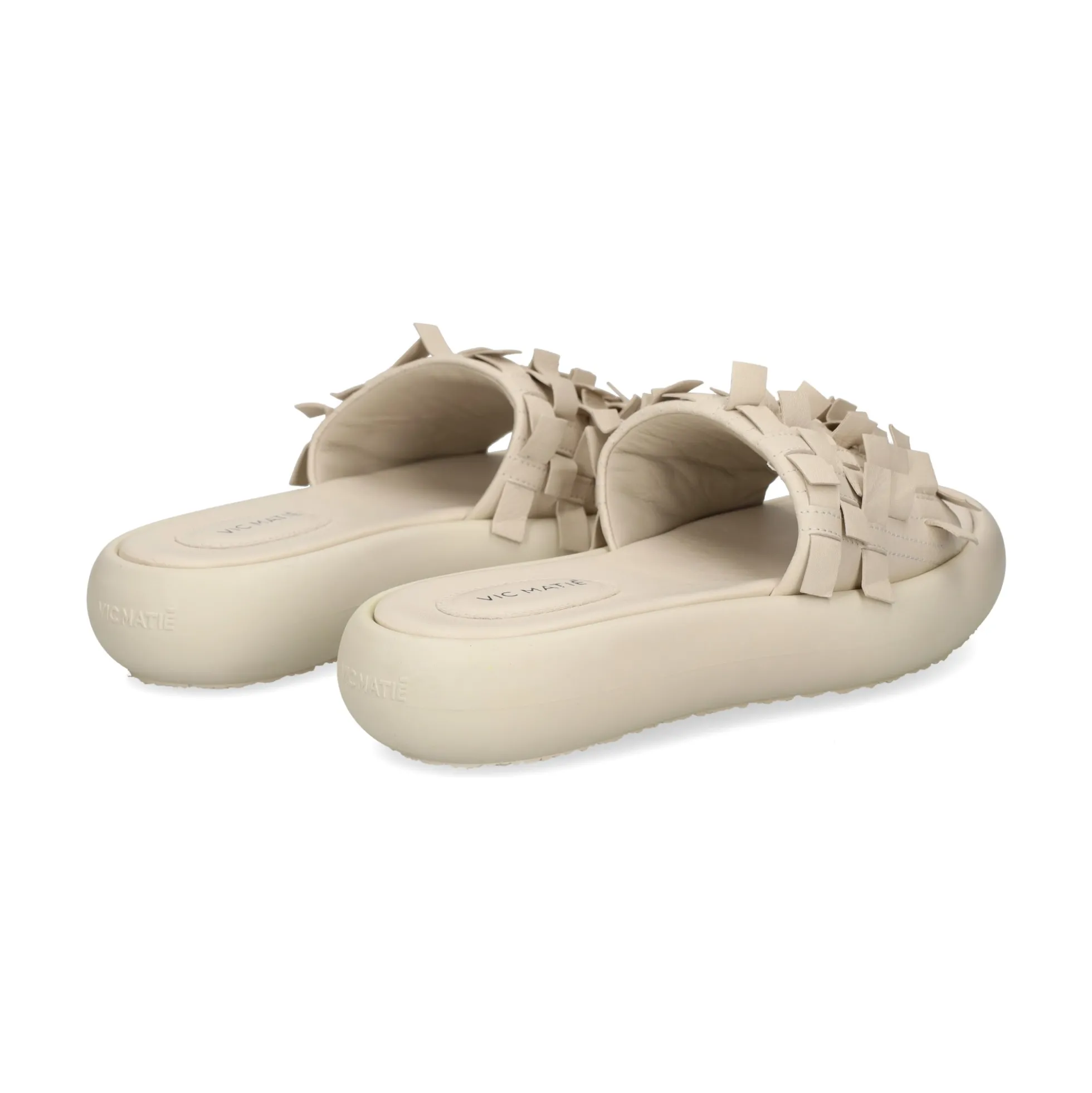 VIC MATIE Sandalias planas de Mujer 1E1206D 112 OSSO
