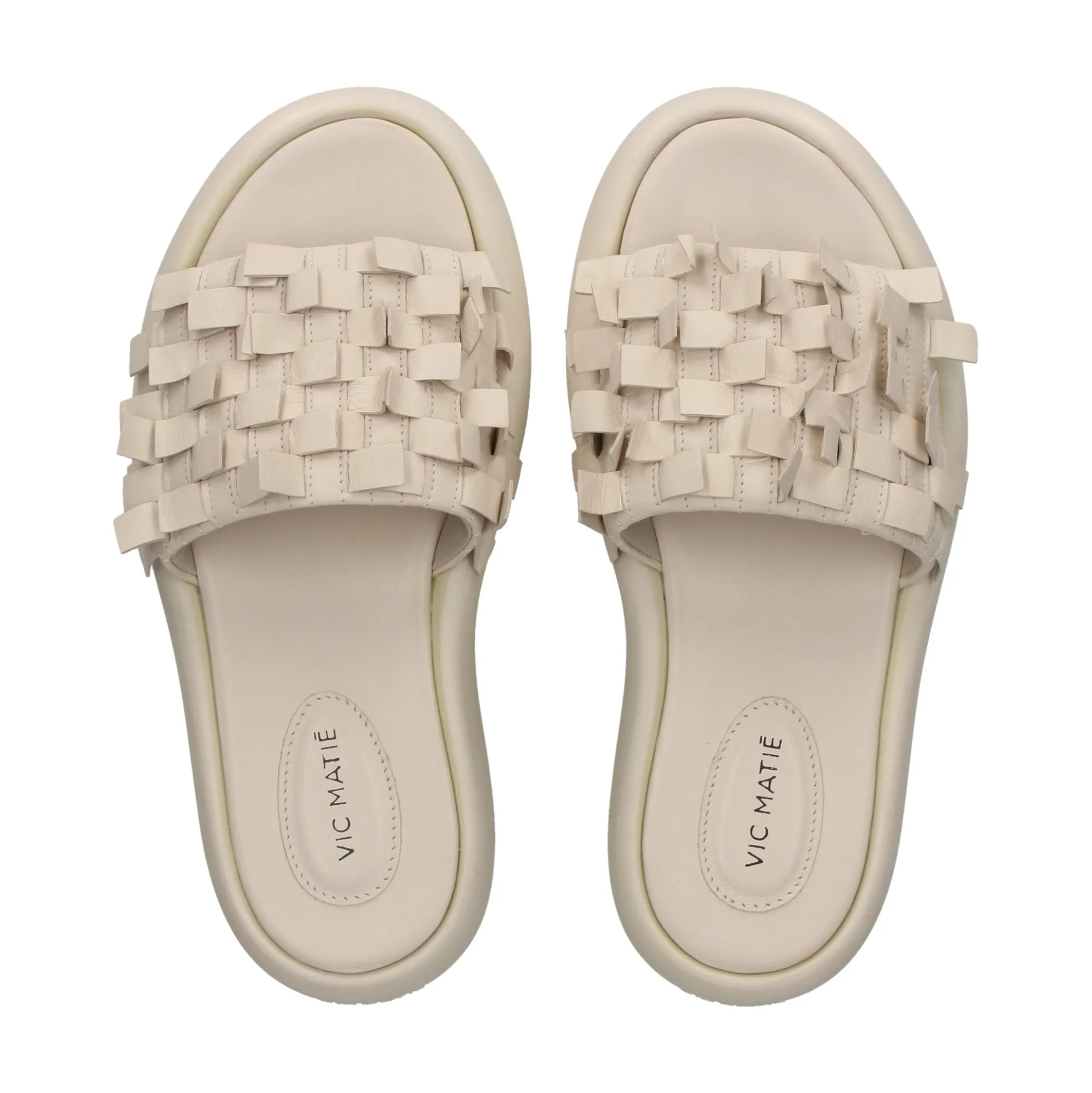 VIC MATIE Sandalias planas de Mujer 1E1206D 112 OSSO
