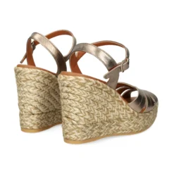 VIGUERA Sandalias cuña de Mujer 2046 FUMO