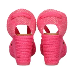 VIGUERA Sandalias cuña de Mujer 2133 604 FUXIA