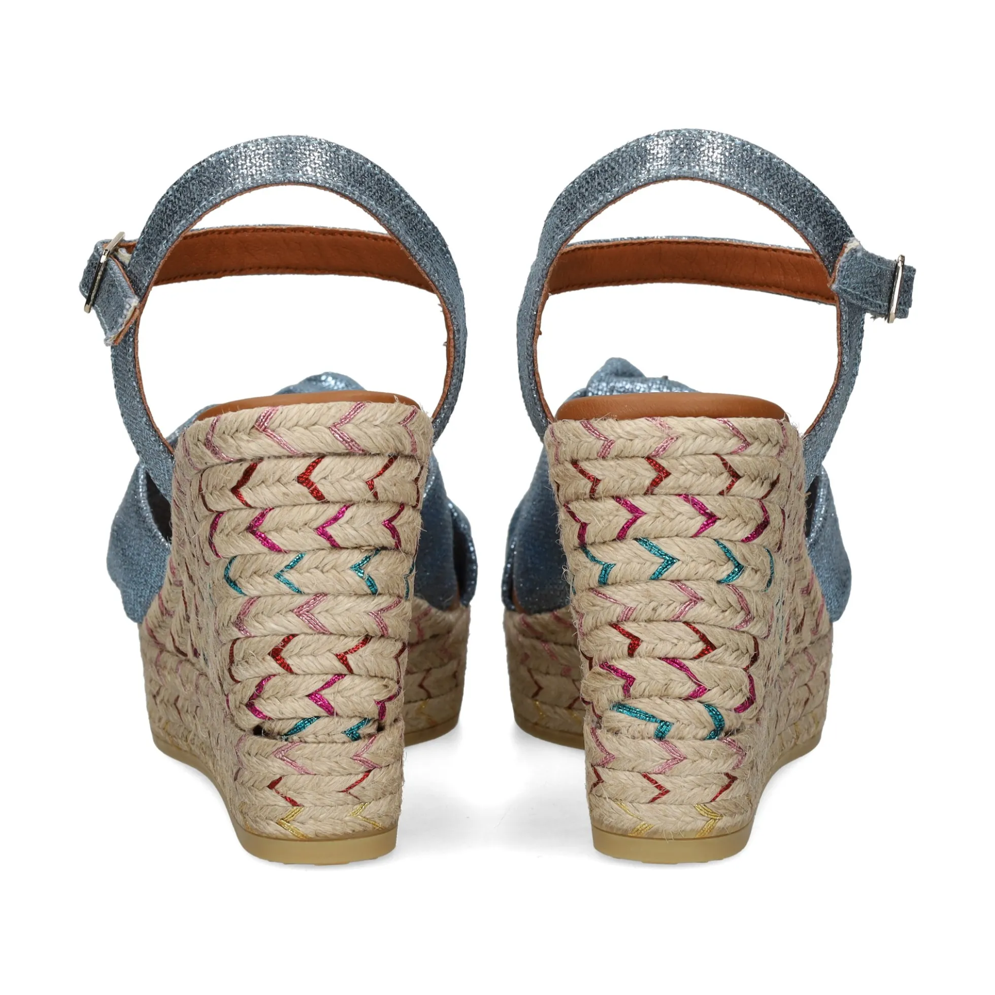 VIGUERA Sandalias cuña de Mujer 2144 JEANS